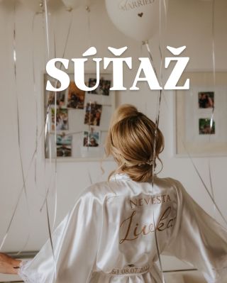 Ahojte✨ pripravili sme si pre Vás súťaž o 1x 100 € poukážku na nákup čohokoľvek z našej ponuky a personalizovaný saténový...